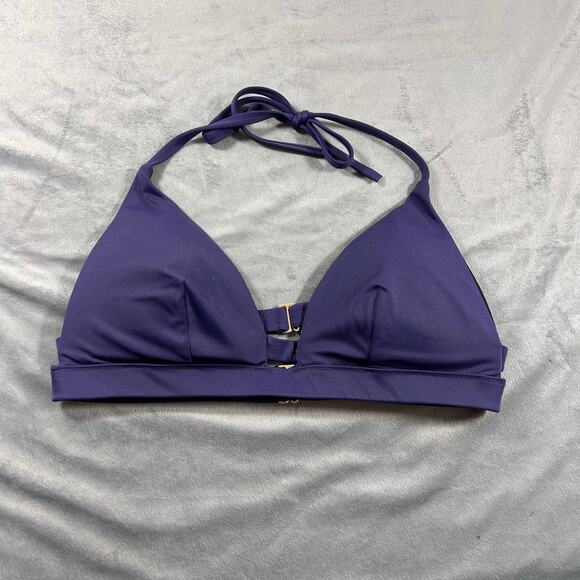 Victoria's Secret Plum Purple Double strap removable pad bikini top size m - Picture 1 of 5